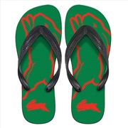 Buy NRL - Rabbitohs Thongs - L