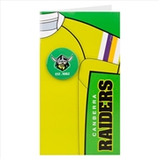 Buy NRL - Raiders Jersey Badge Card