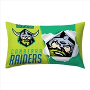Buy NRL - Raiders Single Pillow Case