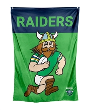 Buy NRL - Raiders Mascot Wall Flag