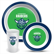 Buy NRL - Raiders 3pce Dinner Set