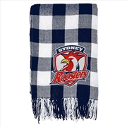 Buy NRL - Roosters Tartan Throw