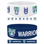 Buy NRL - Warriors Set Of 2  Wrist Bands