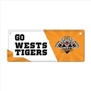 Buy NRL - Wests Tigers Licence Plate Sign