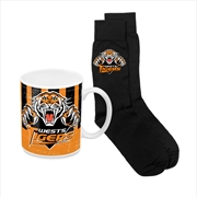 Buy NRL - Wests Tigers Heritage Mug & Sock Pk