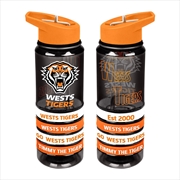 Buy NRL - Wests Tigers Tritan Bottle W Bands