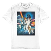 Buy Star Wars Sw New Hope Poster Tee - L