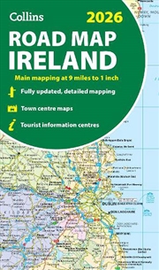 Buy 2026 Collins Road Map Of Ireland