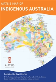 Buy A0 fold AIATSIS map Indigenous Australia
