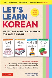 Buy Let's Learn Korean Flash Card Kit
