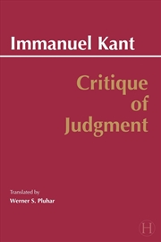 Buy Critique of Judgment