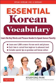 Buy Essential Korean Vocabulary