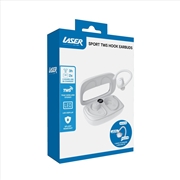Buy Laser Sports TWS Hook Earbuds with LED Display White