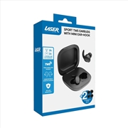 Buy Laser Sports TWS Earbuds with Mini Ear-Hook Black