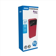 Buy Laser 20000mAh Power Bank with Digital Display Red