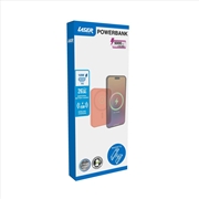 Buy Laser 5000mAh Magnetic Wireless Power Bank Peach