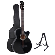 Buy Alpha 38-inch Wood Acoustic Guitar Capo - Black