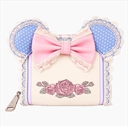 Buy Loungefly Disney - Minnie Floral & Lace Ears Zip Around Wallet