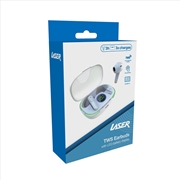 Buy Laser TWS Earbuds with LED battery display LT10 – White