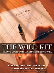 Buy The Will Kit-Create your own Legally