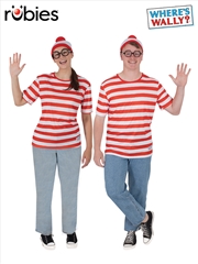 Buy Where's Wally Adult Costume - Size S