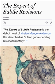 Buy The Expert of Subtle Revisions