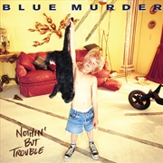 Buy Nothin' But Trouble - Blue With Black Cat Swirl Vinyl