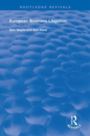 Buy European Business Litigation