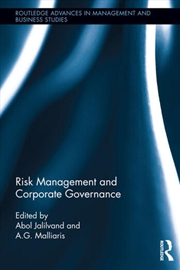 Buy Risk Management and Corporate Governance