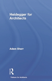 Buy Heidegger for Architects