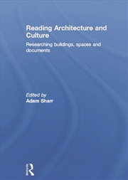Buy Reading Architecture and Culture