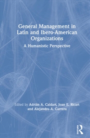 Buy General Management in Latin and Ibero-American Organizations