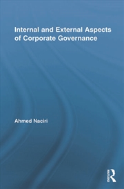 Buy Internal and External Aspects of Corporate Governance