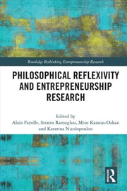Buy Philosophical Reflexivity and Entrepreneurship Research