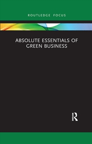 Buy Absolute Essentials of Green Business