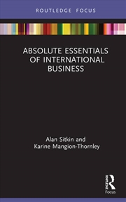 Buy Absolute Essentials of International Business