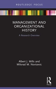 Buy Management and Organizational History