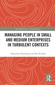 Buy Managing People in Small and Medium Enterprises in Turbulent Contexts