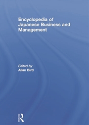 Buy Encyclopedia of Japanese Business and Management