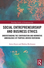 Buy Social Entrepreneurship and Business Ethics