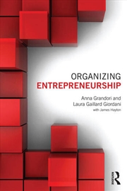 Buy Organizing Entrepreneurship