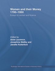 Buy Women and Their Money 1700-1950