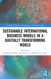 Buy Sustainable International Business Models in a Digitally Transforming World