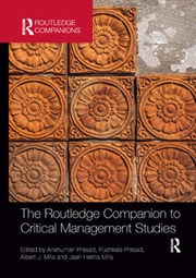 Buy The Routledge Companion to Critical Management Studies