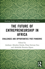 Buy The Future of Entrepreneurship in Africa