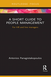 Buy A Short Guide to People Management