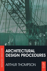Buy Architectural Design Procedures