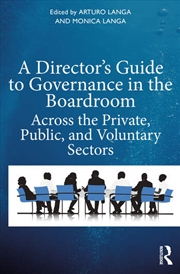 Buy A Director's Guide to Governance in the Boardroom