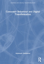 Buy Consumer Behaviour and Digital Transformation