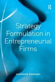Buy Strategy Formulation in Entrepreneurial Firms